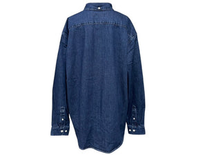 新品未使用 Supreme シュプリーム Small Box Shirt 長袖デニムシャツ インディゴブルー サイズM FW25S2 中古 4b006383