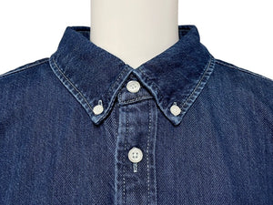新品未使用 Supreme シュプリーム Small Box Shirt 長袖デニムシャツ インディゴブルー サイズM FW25S2 中古 4b006383