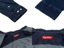 Load image into Gallery viewer, 新品未使用 Supreme シュプリーム Small Box Shirt 長袖デニムシャツ インディゴブルー サイズM FW25S2 中古 4b006383