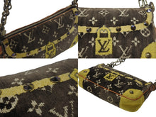 Load image into Gallery viewer, LOUIS VUITTON ルイ ヴィトン ポシェットアクセソワール ショルダーバッグ M92710 モノグラム トロンプイユ 美品 中古 4c073373