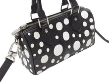 Load image into Gallery viewer, 新品同様 LOUIS VUITTON ルイヴィトン ナノ スピーディ 草間彌生 2WAYハンドバッグ M81910 モノグラムアンプラントレザー 中古 4b006394