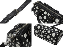 Load image into Gallery viewer, 新品同様 LOUIS VUITTON ルイヴィトン ナノ スピーディ 草間彌生 2WAYハンドバッグ M81910 モノグラムアンプラントレザー 中古 4b006394