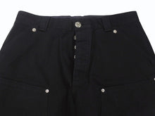 Load image into Gallery viewer, 新品未使用 CHROME HEARTS クロムハーツ CARPENTER DOUBLE KNEE カーペンター ダブルニーパンツ サイズ36 クロスボール シルバー925 中古 4b006402