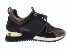 Load image into Gallery viewer, LOUIS VUITTON ルイヴィトン 1A3CVW ランアウェイ・ライン スニーカー モノグラム ブラック ブラウン サイズ35 美品 中古 4b006413
