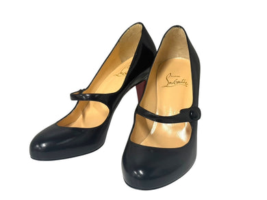Christian Louboutin クリスチャンルブタン パンプス Top Street Patent 85 ブラック レザー 36 美品 中古 4b006416