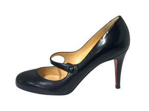 Christian Louboutin クリスチャンルブタン パンプス Top Street Patent 85 ブラック レザー 36 美品 中古 4b006416