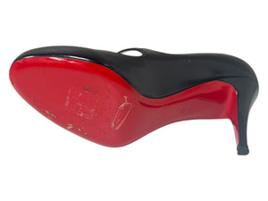 Christian Louboutin クリスチャンルブタン パンプス Top Street Patent 85 ブラック レザー 36 美品 中古 4b006416