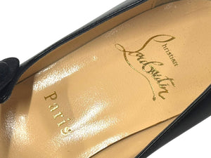 Christian Louboutin クリスチャンルブタン パンプス Top Street Patent 85 ブラック レザー 36 美品 中古 4b006416