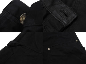 CHROME HEARTS クロムハーツ CARPENTER DOUBLE KNEE カーペンター ダブルニーショーツ クロスボール ブラック サイズ33 美品 中古 4b006420 