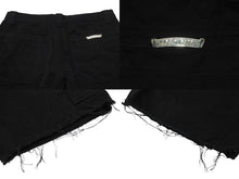 画像をギャラリービューアに読み込む, CHROME HEARTS クロムハーツ CARPENTER DOUBLE KNEE カーペンター ダブルニーショーツ クロスボール ブラック サイズ33 美品 中古 4b006420 