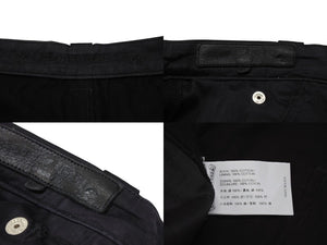 CHROME HEARTS クロムハーツ CARPENTER DOUBLE KNEE カーペンター ダブルニーショーツ クロスボール ブラック サイズ33 美品 中古 4b006420 