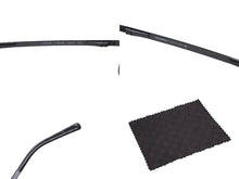 Load image into Gallery viewer, 極美品 CHANEL シャネル リムレス サングラス ラインストーン ココマーク 4104-B イタリア製 メタル ブラック サイズ62□15 120 中古 4b006424