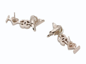 CHANEL シャネル ココマーク アローハート ピアス 両耳 アクセサリー A17P刻印 4.3g ゴールド 美品 中古 4b006429