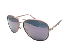 Load image into Gallery viewer, 極美品 CHANEL シャネル ティアドロップ サングラス 4219-Q c.395/5R サイズ59□14 140 ココマーク チェーンテンプル ミラーレンズ 中古 4b006430
