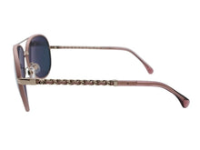 Load image into Gallery viewer, 極美品 CHANEL シャネル ティアドロップ サングラス 4219-Q c.395/5R サイズ59□14 140 ココマーク チェーンテンプル ミラーレンズ 中古 4b006430