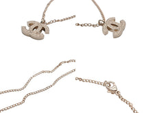 Load image into Gallery viewer, CHANEL シャネル ココマーク ロープ柄 ネックレス 重量約6.6g 05V刻印 全長約45cm ゴールド メタル 美品 中古 4b006438