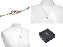 Load image into Gallery viewer, CHANEL シャネル ココマーク ロープ柄 ネックレス 重量約6.6g 05V刻印 全長約45cm ゴールド メタル 美品 中古 4b006438