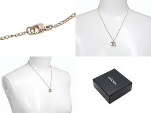 CHANEL シャネル ココマーク ロープ柄 ネックレス 重量約6.6g 05V刻印 全長約45cm ゴールド メタル 美品 中古 4b006438