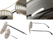 Load image into Gallery viewer, 極美品 CHANEL シャネル ティアドロップ サングラス 4228-Q c.125/5A サイズ56□17 140 ココマーク ゴールドフレーム 中古 4b006439