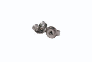 極美品 CHANEL シャネル Coco Mark ココマーク ピアス シルバーカラー 01P 刻印 1.7g アクセサリー 中古 4b006440