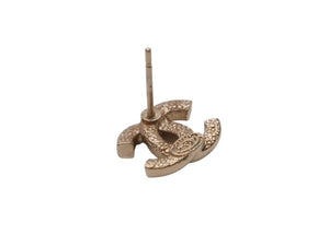CHANEL シャネル ココマーク ピアス 重量約1.2g 001P刻印 ラインストーン メタル シルバー クリア 片耳用 美品 中古 4b006441