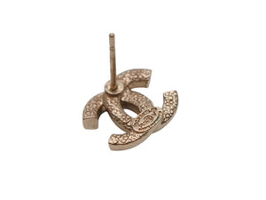 CHANEL シャネル ココマーク ピアス 重量約1.2g 001P刻印 ラインストーン メタル シルバー クリア 片耳用 美品 中古 4b006441