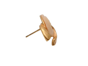 CHANEL シャネル ピアス アクセサリー ココマーク 両耳 マットゴールド 00T ゴールド アイボリー 4.2g 美品 中古 4b006445