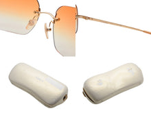 Load image into Gallery viewer, 極美品 CHANEL シャネル リムレス サングラス ラインストーン 2000s 4017-D メタル ブラウン ゴールド金具 サイズ62□17 120 中古 4b006447