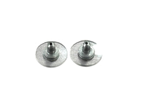 極美品 CHANEL シャネル ココマーク ピアス 両耳用 A13V刻印 重量約1.4g メタル ラインストーン シルバー金具 中古 4b006460