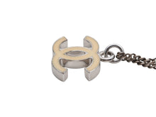 Load image into Gallery viewer, CHANEL シャネル ココマーク ネックレス 重量約5.9g 07V刻印 全長約47cm アイボリー シルバー メタル 美品 中古 4b006468