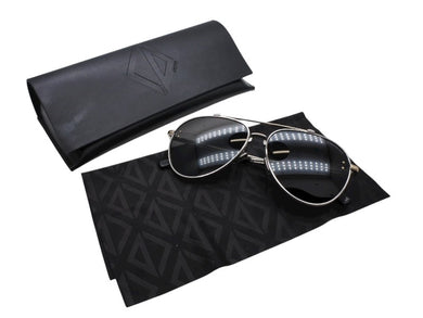 極美品 Christian Dior クリスチャンディオール CD Diamond A1U ティアドロップ型 シルバーブラックカラー イタリア製 中古 4b006469