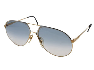 Christian Dior クリスチャンディオール ティアドロップ型サングラス オーストリア製 2332 40 135 ゴールドカラー 中古 4b006474