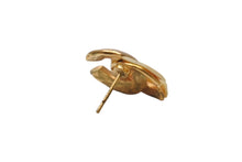 Load image into Gallery viewer, 極美品 CHANEL シャネル Coco Mark ココマーク ピアス 00T 刻印 1.8g アイボリー ゴールド カラー アクセサリー 中古 4b006476