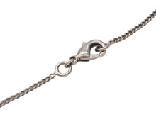 Load image into Gallery viewer, CHANEL シャネル ココマーク ラインストーン ネックレス 重量約5.8g 08V刻印 全長約46cm シルバー メタル 美品 中古 4b006480