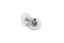 Load image into Gallery viewer, 極美品 CHANEL シャネル Coco Mark ココマーク ピアス ラインストーン シルバーカラー 06V 刻印 1.8g アクセサリー 中古 4b006489