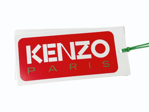 未使用 KENZO ケンゾー Fur Striped Tiger Scarf ファーストライプタイガースカーフ ブラック カーキ ワンサイズ 中古 4b000650 