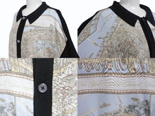 Load image into Gallery viewer, Supreme シュプリーム Silk Map Cardigan シルクマップカーディガン 23FW シェル アクリル ブラック サイズXL 美品 中古 4b006507