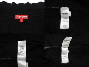Supreme シュプリーム Silk Map Cardigan シルクマップカーディガン 23FW シェル アクリル ブラック サイズXL 美品 中古 4b006507