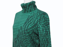 Load image into Gallery viewer, Lucien Pellat-Finet ルシアンペラフィネ スカル タートルネックニット カシミヤ グリーン ブラック サイズS 美品 中古 4b006508