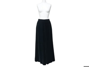Christian Dior クリスチャンディオール ベロア ロングスカートスカート グリーン レーヨン キュプラ L 中古 4b006509