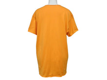 Load image into Gallery viewer, Lucien Pellat-Finet ルシアン ペラフィネ スカル 半袖Tシャツ サイズM プリント オレンジ 美品 中古 4b006512