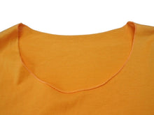 Load image into Gallery viewer, Lucien Pellat-Finet ルシアン ペラフィネ スカル 半袖Tシャツ サイズM プリント オレンジ 美品 中古 4b006512