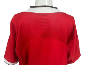 極美品 NIKE ナイキ マンチェスターユナイテッドゲームシャツ 半袖Tシャツ 03610245 ポリエステル レッド サイズM 中古 4b006513 