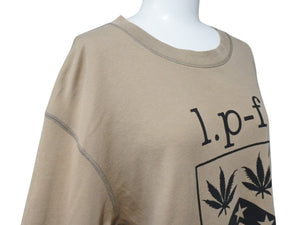 Lucien Pellat-Finet ルシアンペラフィネ 長袖 カットソー Tシャツ ブラウン 茶色 サイズ M コットン 中古 4b006515