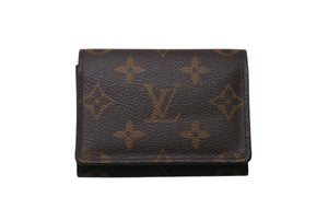 極美品 LOUIS VUITTON ルイヴィトン カードケース アンヴェロップカルトドゥヴィジット M63801 レザー ブラウン 中古 4b006529