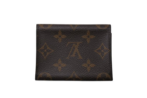 極美品 LOUIS VUITTON ルイヴィトン カードケース アンヴェロップカルトドゥヴィジット M63801 レザー ブラウン 中古 4b006529