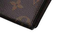 極美品 LOUIS VUITTON ルイヴィトン カードケース アンヴェロップカルトドゥヴィジット M63801 レザー ブラウン 中古 4b006529