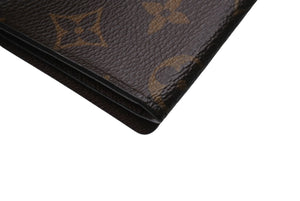 極美品 LOUIS VUITTON ルイヴィトン カードケース アンヴェロップカルトドゥヴィジット M63801 レザー ブラウン 中古 4b006529