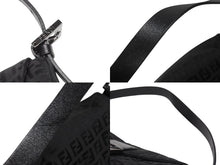 Load image into Gallery viewer, 極美品 FENDI フェンディ マンマバケット ワンショルダーバッグ 8BR442 ズッキーノ柄 縦長 ブラック ガンメタリック金具 中古 4b006531
