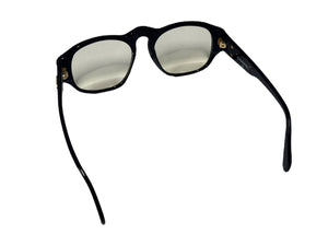 CHANEL シャネル メガネ クリアレンズ 度あり ココマーク 0006 10 ブラック ゴールド金具 美品 中古 4b006533